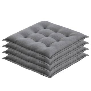 Zitkussens Garden Basic (4-delige set) geweven stof - Grijs