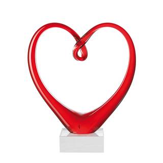 Sculptuur Heart rood