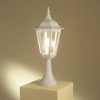 Sokkellamp Firenze Up aluminium/glas 1 lichtbron