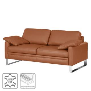 Sofa Laureto II (2-Sitzer) Echtleder Cognac