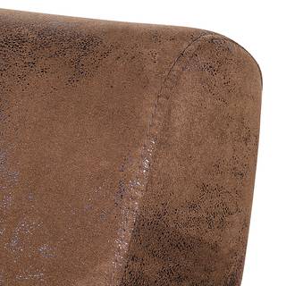 Sofa Tullow (3-Sitzer) Antiklederoptik Braun