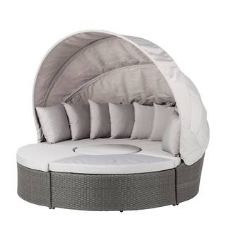 Premium Lounge eiland Paradise Lounge polyrotan - aluminium frame - Grijs/lichtgrijs