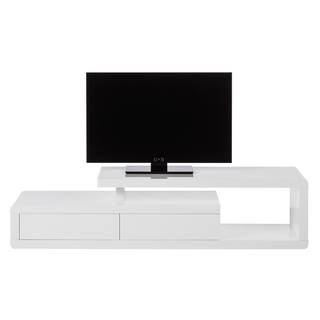 TV-Lowboard t-vision Hochglanz Weiß - 170 cm