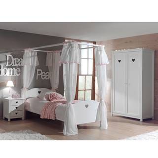 Himmelbett Amori I Weiß