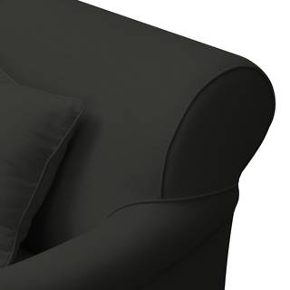 XXL-fauteuil Tranum geweven stof - Antraciet