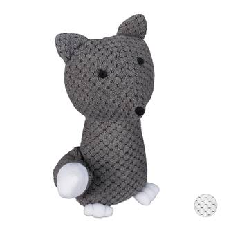 1 x Stoff Türstopper Fuchs grau