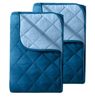 2er Set Sommer Steppbett 135x200 blau