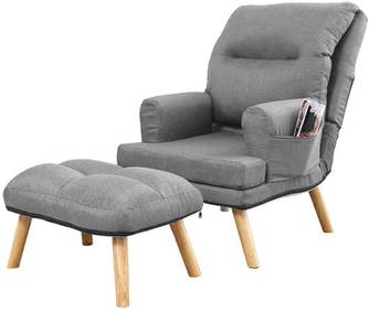 Ohrensessel Relaxliege Nemo mit Hocker