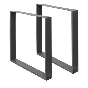 Tischbeine 2er Set 60x72cm Grau