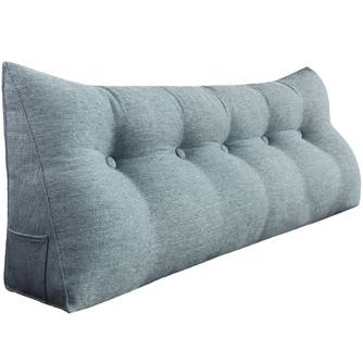 Ergonomisches Keilkissen Leinenstruktur