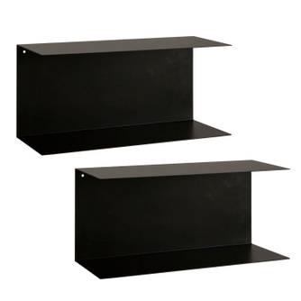 Wandboard o. Wandregal 2er-Set Metall