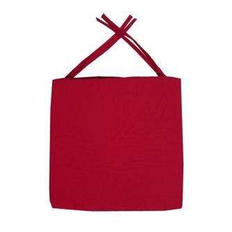 Galette de chaise en coton 40 cm Rouge