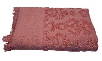 Serviette JACQUARD à franges
