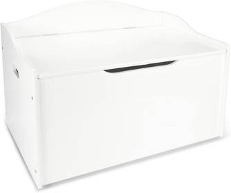 Coffre XL à jouets Bois couleur Blanc