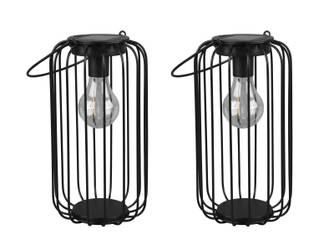 2er Set Outdoor Tischleuchten, Höhe 26cm