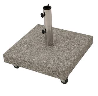 Schirmständer 50kg mit Rollen, Granit