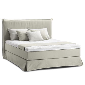 Boxspringbett AVELLINO mit Husse