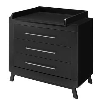 Commode à langer Miami Black