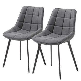 Gestoffeerde stoelen Kellia (set van 2)