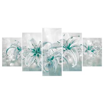 Tableau déco plexiglas Sapphire Lilies