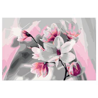 Malen nach Zahlen - Magnolie