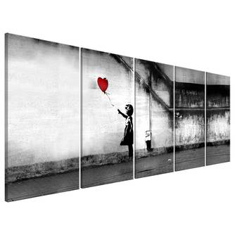 Tableau déco Runaway Balloon (Banksy)