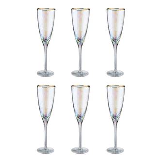 Champagnerflöten-Set SMERALDA (6er-Set)