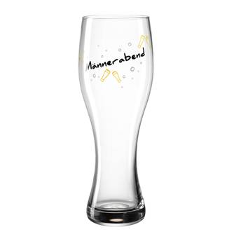 Bierglas Presente Männerabend