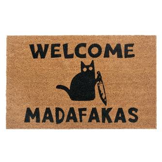 Fußmatte Kokos Welcome Madafakas