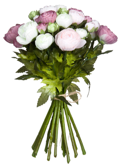 Kunstblumenbukett Ranunkeln