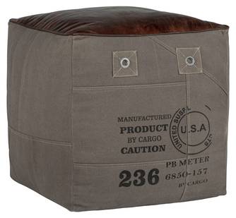 Sitzhocker quadratisch 45cm/Braun