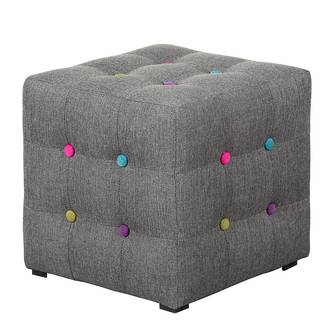 Pouf cubique Bouton