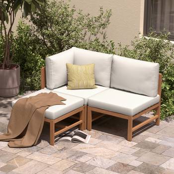 Loungeset Bayton 3-teilig Kombi D