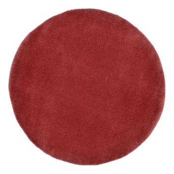 Tapis à poils longs Plushia Uni rond