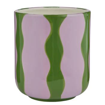 INNA-Glas Portafiori In Ceramica Bianco Opaco | Vaso Per Piante Grasse | Altezza 13,5 Cm