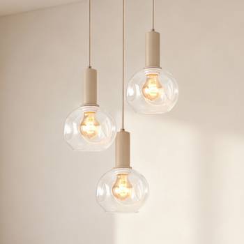 Lampada a sospensione rotonda Bilman