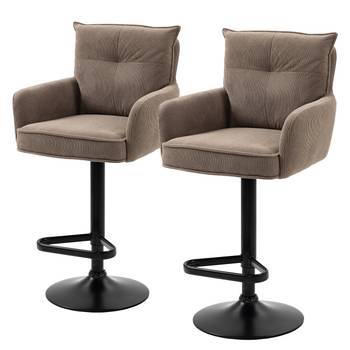Tabourets de bar pivotants DIDRIP x2