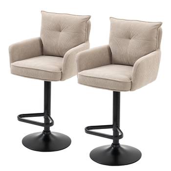 Tabourets de bar pivotants DIDRIP x2