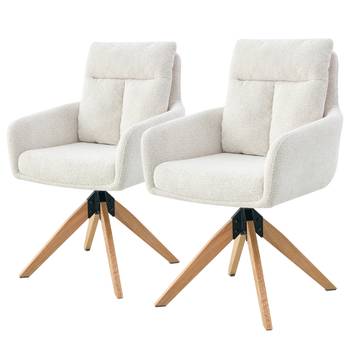 Chaise à accoudoirs pivotante LOVIK x2