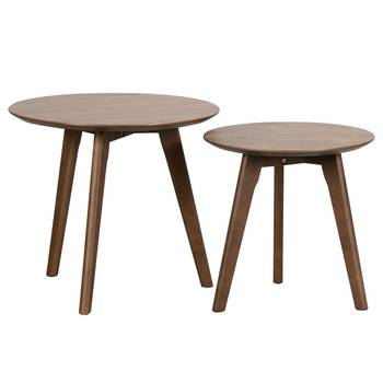 Lot de 2 tables d’appoint plaquées Nilla
