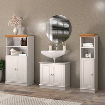 Set di 3 mobili da bagno LILLEHAMMER