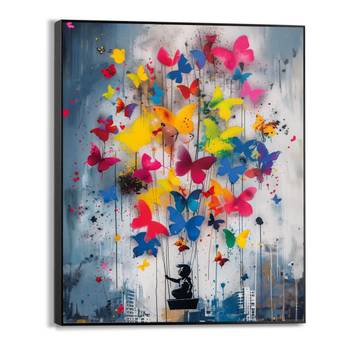Kunstdruck Butterfly Balloon
