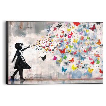 Kunstdruck Butterfly Girl