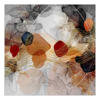 Tableau verre Lines And Shapes