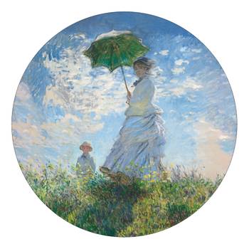 Quadro di vetro Monet Donna