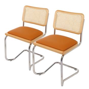 Lot de 2 chaises luge HOLM rembourrées