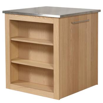 Kücheninsel TIEBA 83 cm Edelstahl
