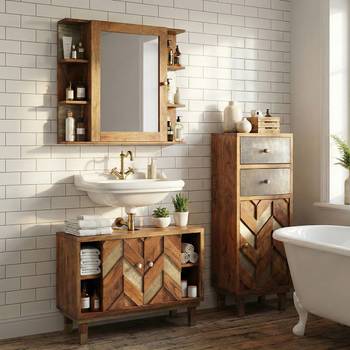 Set di 3 mobili bagno Cross A