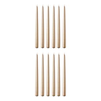 Zwillingskerze TWIN FLAME 12er-Set