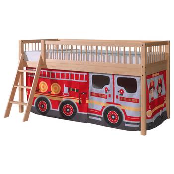 Lit mezzanine massif Forrest - Pompiers